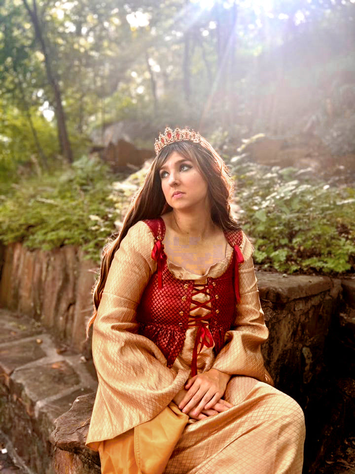 The Verona Burgundy Overdress Only