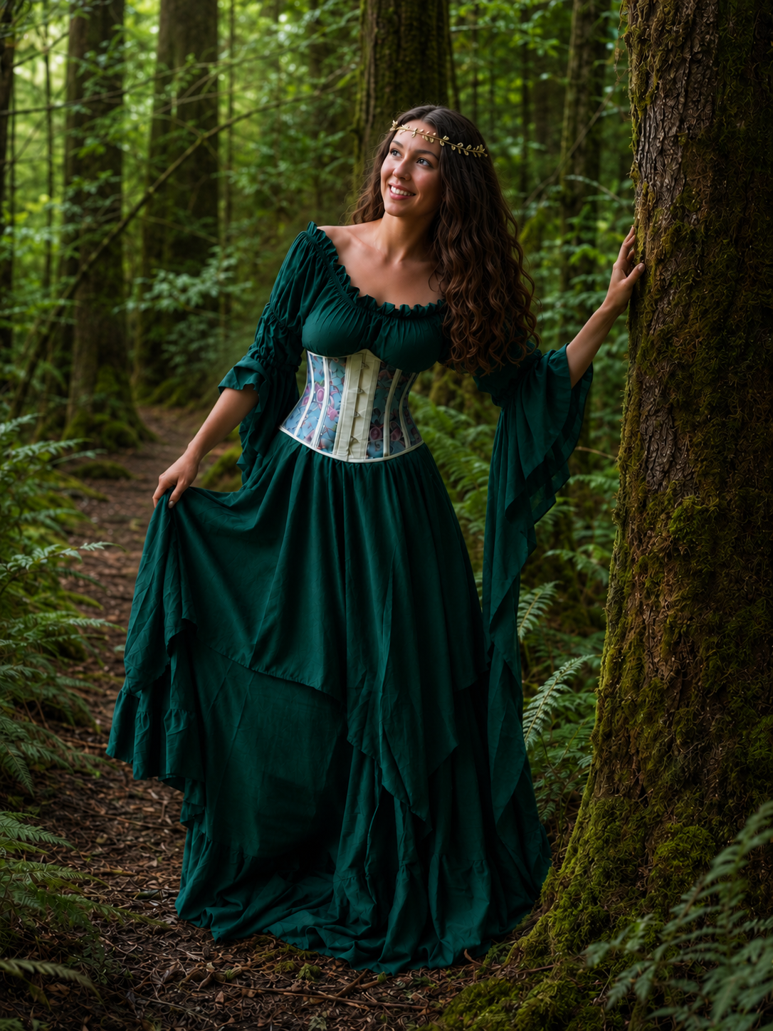 Women’s Renaissance Costume - Ren Faire - Medieval Fantasy Fairy- The “Elvenia” -Reminisce Brand