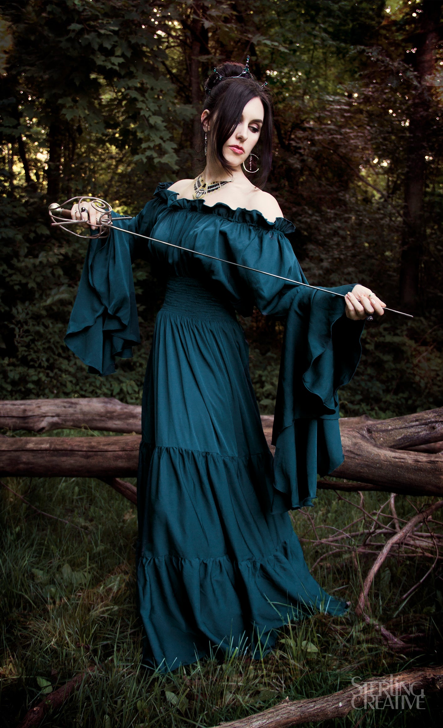 SWORD MISTRESS Mythic Renaissance Medieval smocked chemise