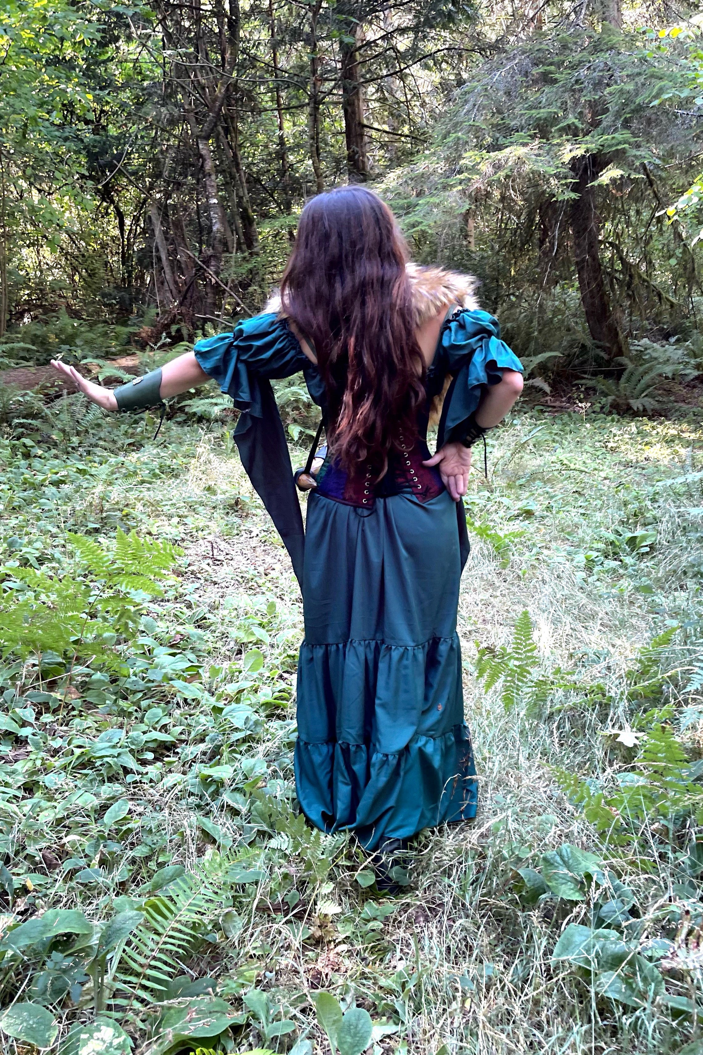 Women 's Renaissance Earth Goddess Costume. Ren Faire - Medieval Fantasy Dress. “ Queen Jadis of Charn ” Cosplay Gown. Reminisce Brand
