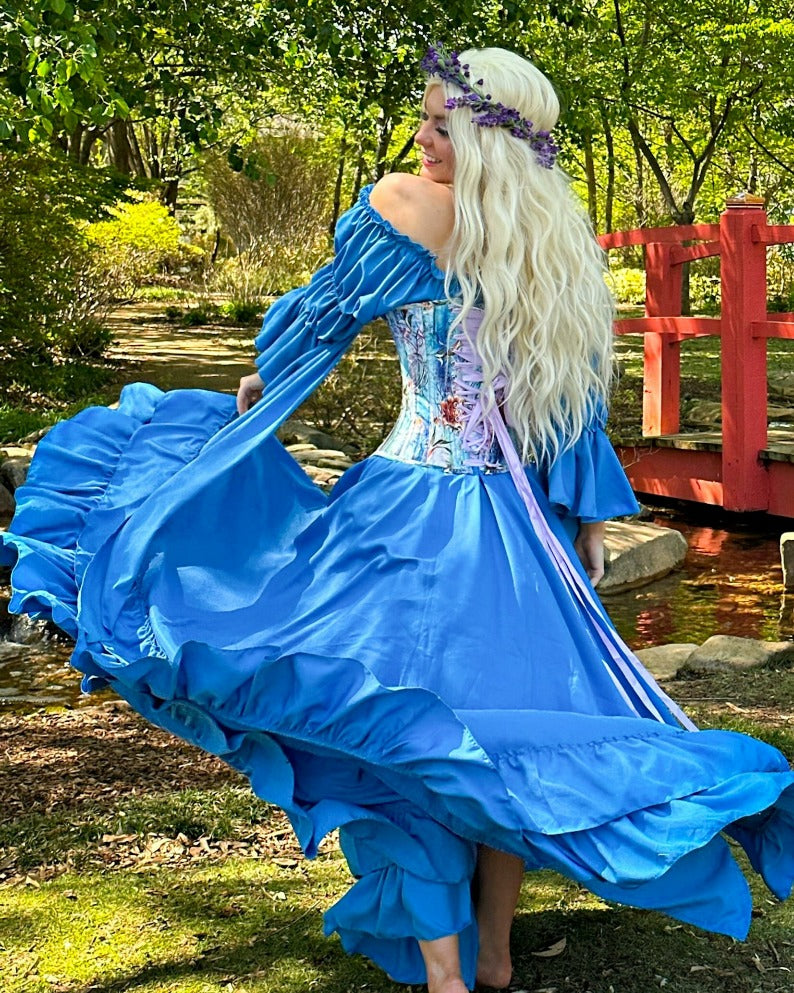 Women’s Renaissance Corset Costume - Ren Faire - Medieval Fantasy - Fairy- Cosplay - The “Midsummer Night Dream" - Reminisce Brand