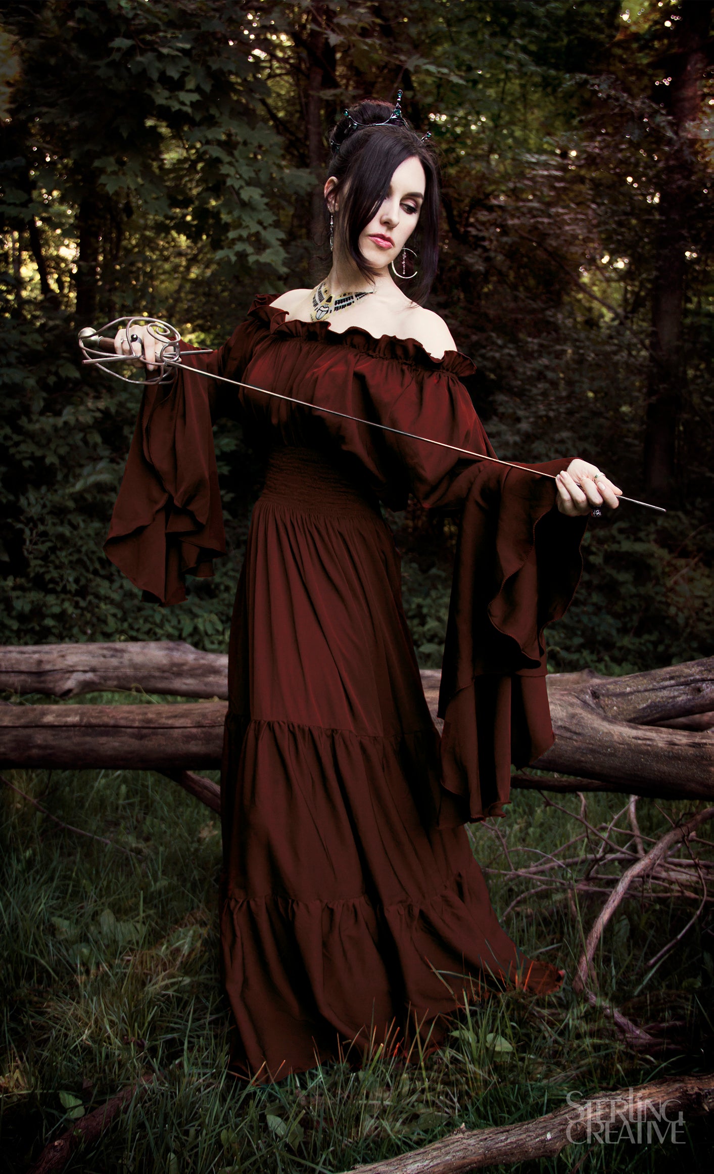 SWORD MISTRESS Mythic Renaissance Medieval smocked chemise