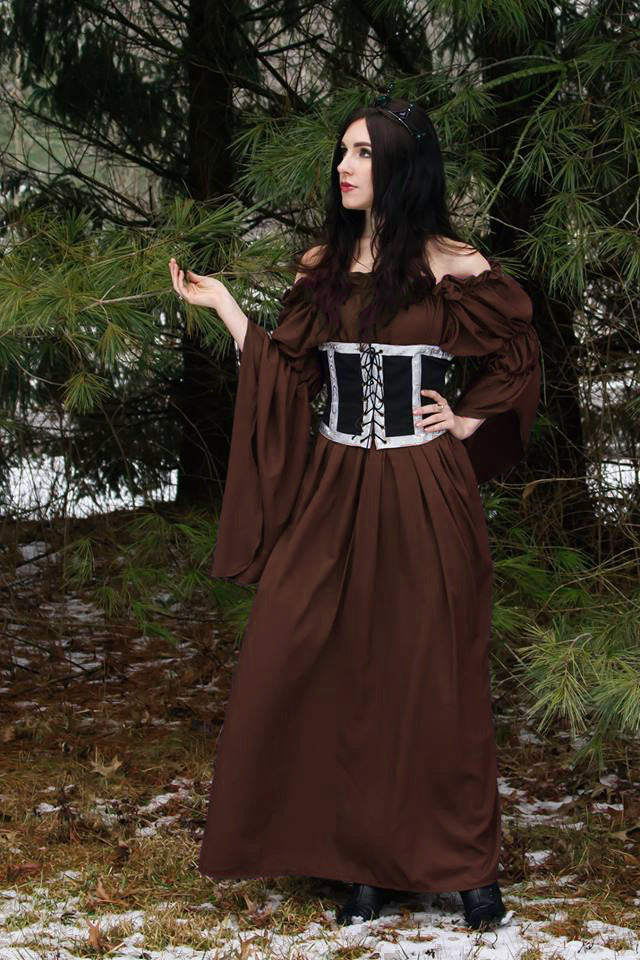 THE CELTIC Renaissance Medieval Chemise Dress Fantasy Fairy Gown Cottagecore