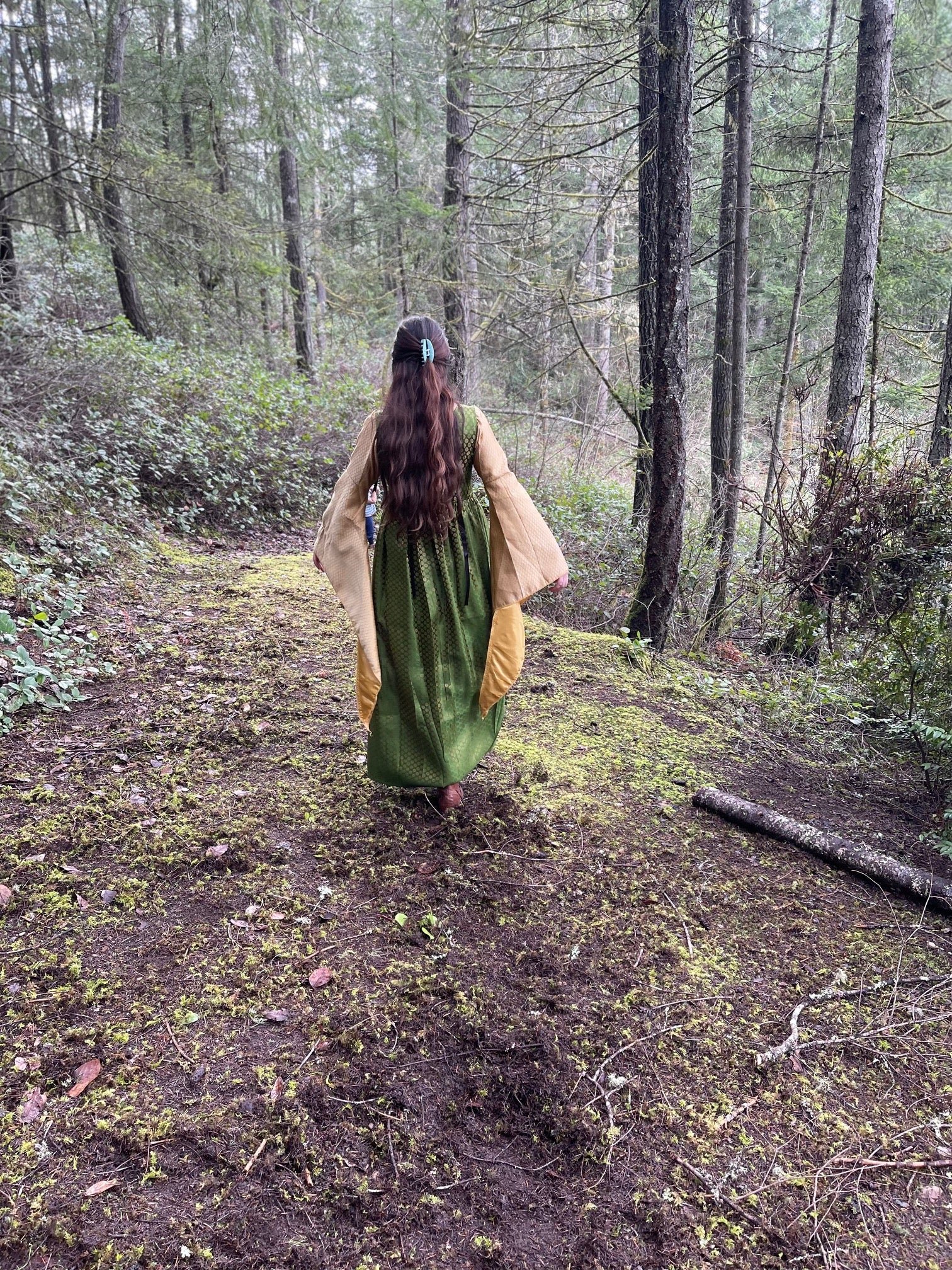 The Verona Burgundy Overdress Only