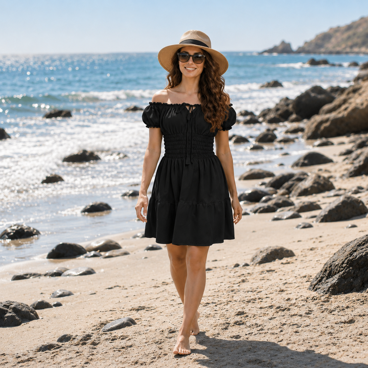 Boho Smocked Blouse