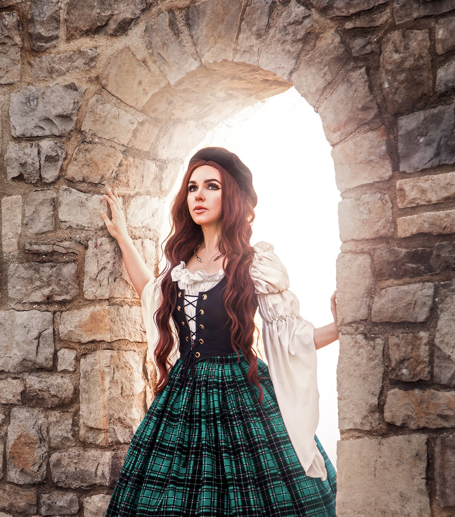 Renaissance Medieval Peasant Dress Up Pirate Faire Celtic Blouse