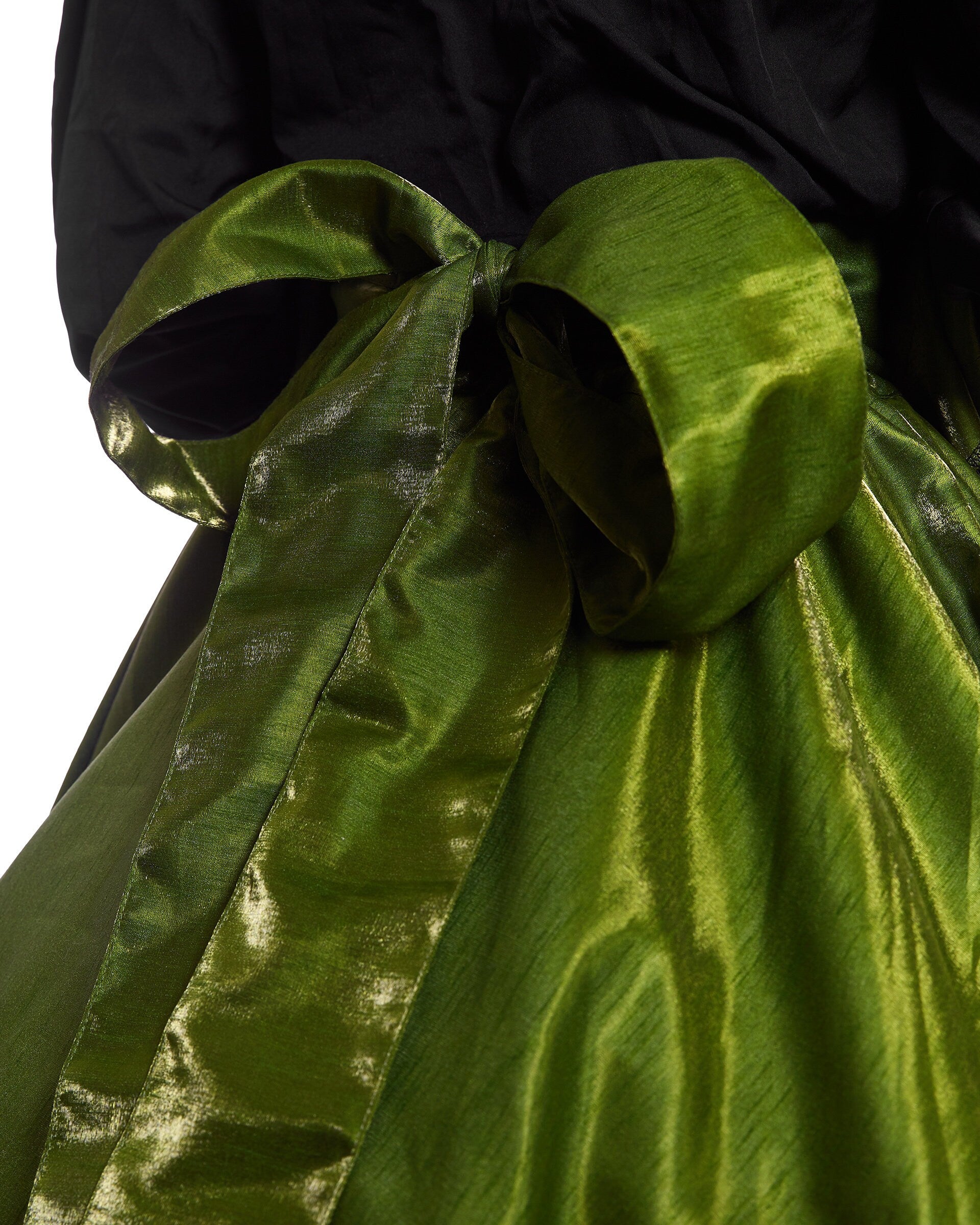Civil War - Historical Reenactment - Dickens - Victorian Women Costume - Fantasy Cosplay Organza Skirt Cape & Sash - Reminisce Brand