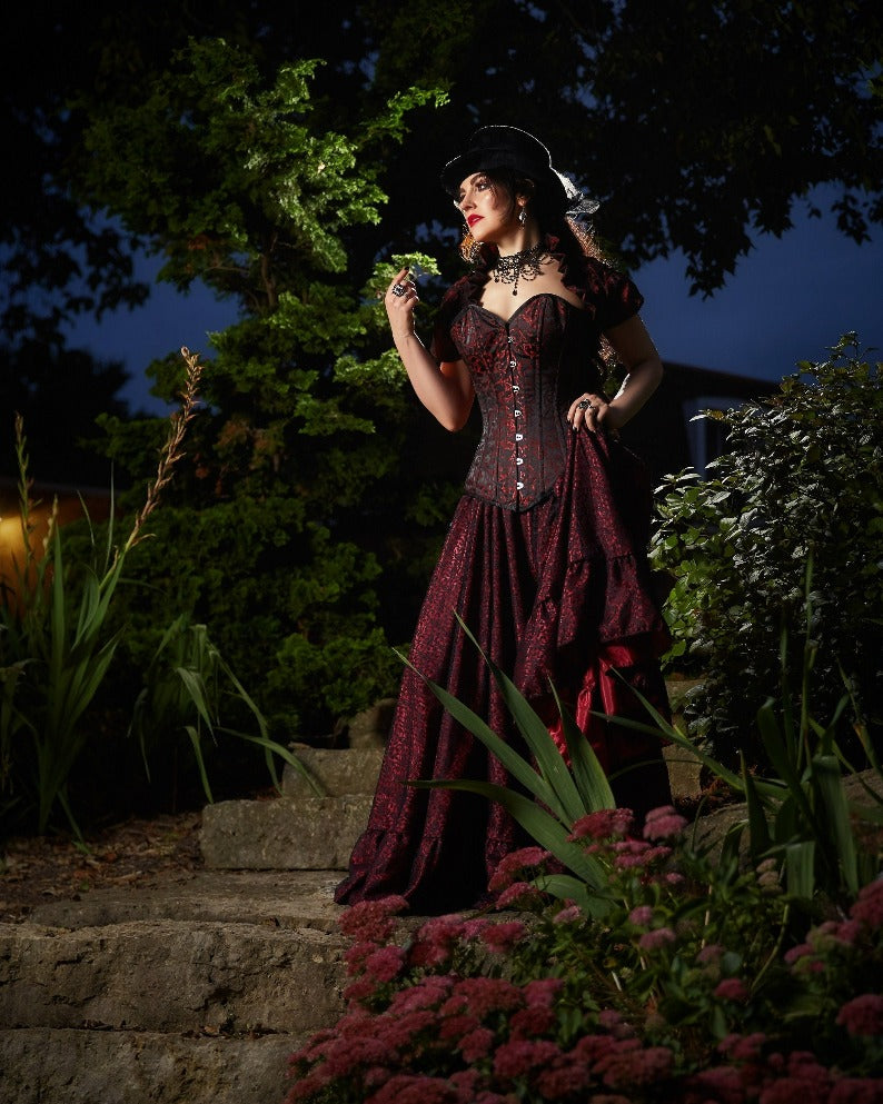 Gothic Victorian Women Corset Stays Dickens Cosplay Fantasy D