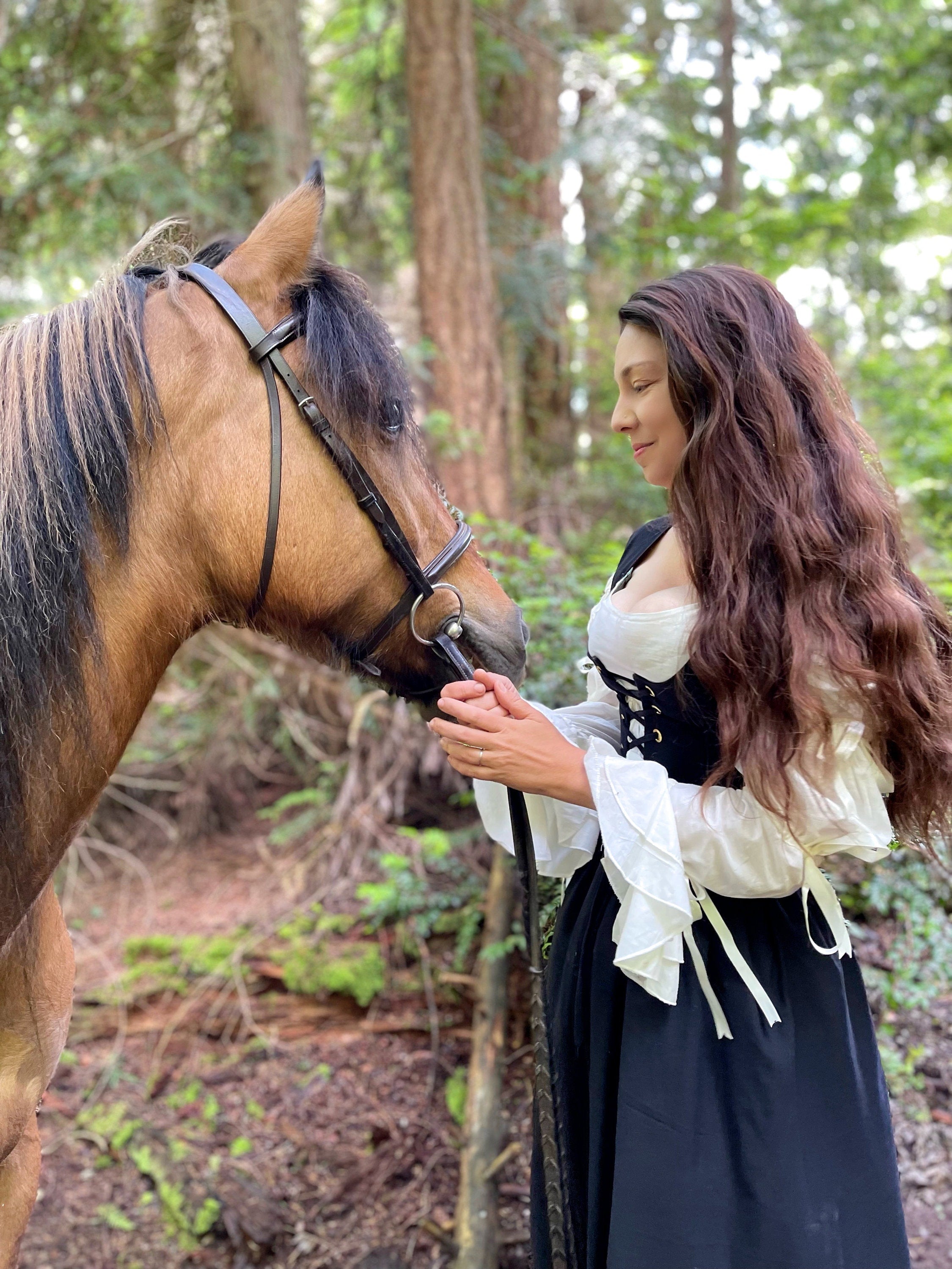 The Horse Whisperer ~ Fantasy Equestrian Rider 3 Piece 100% Cotton Costume