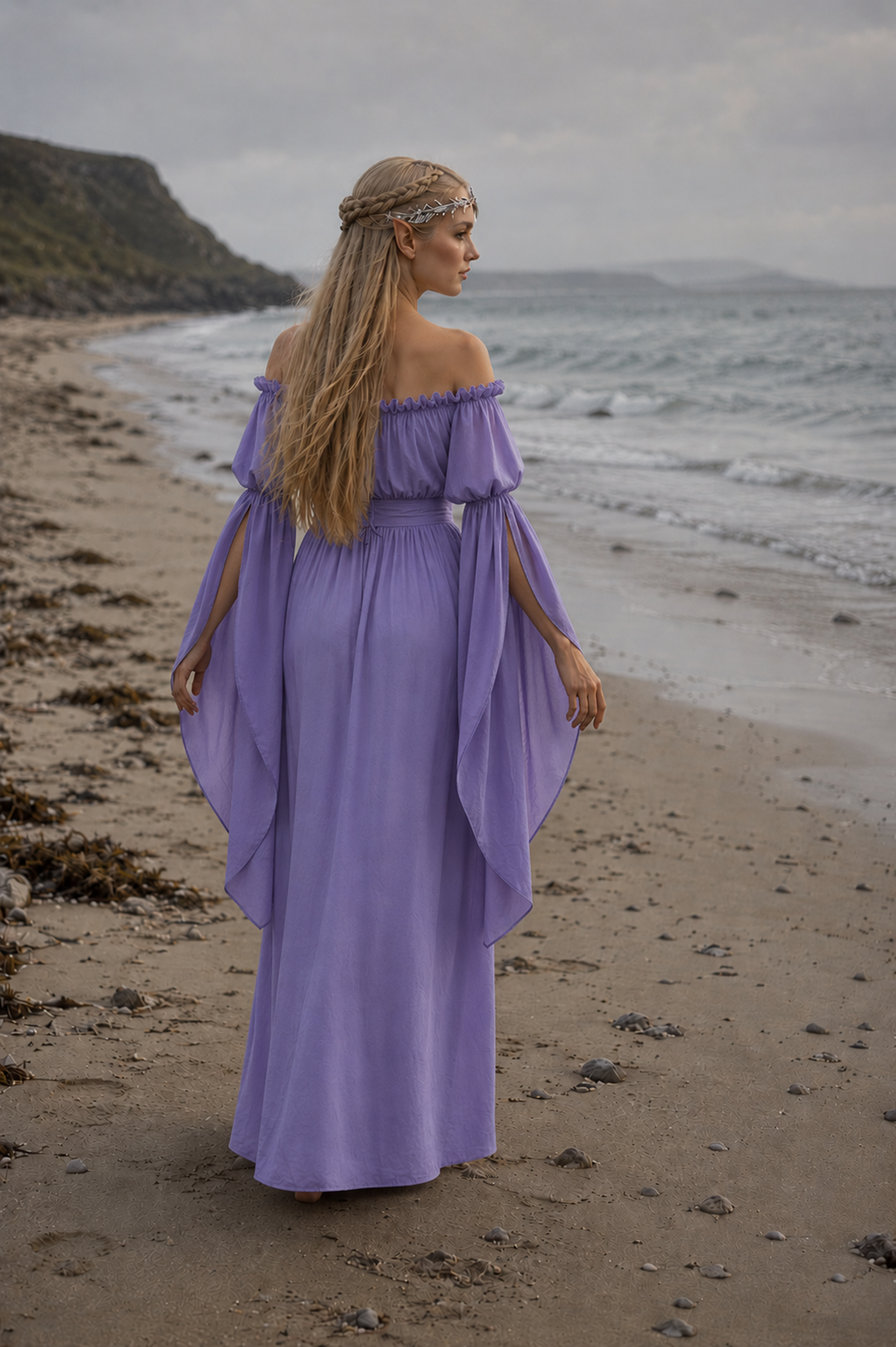 THE CELTIC Renaissance Medieval Chemise Dress Fantasy Fairy Gown Cottagecore