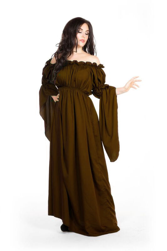 THE CELTIC Renaissance Medieval Chemise Dress Fantasy Fairy Gown Cottagecore