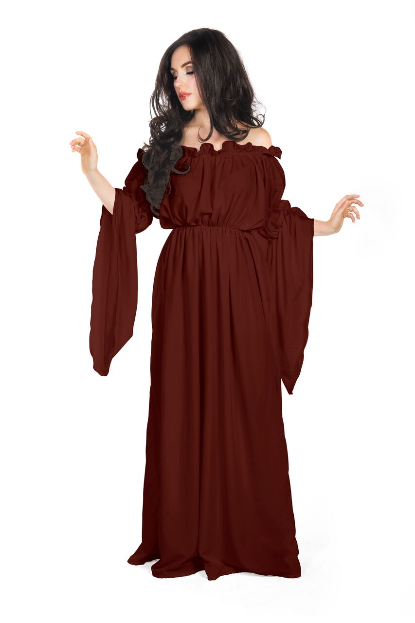 THE CELTIC Renaissance Medieval Chemise Dress Fantasy Fairy Gown Cotta –  Reminisce