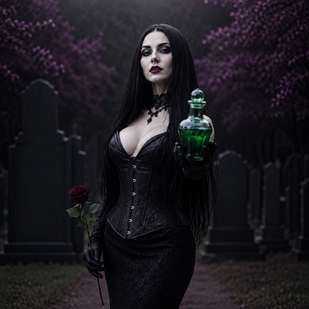 Dark Angel Victorian Gothic Dark Elegance Stays Corset Morticia Fantasy Cosplay Corset.