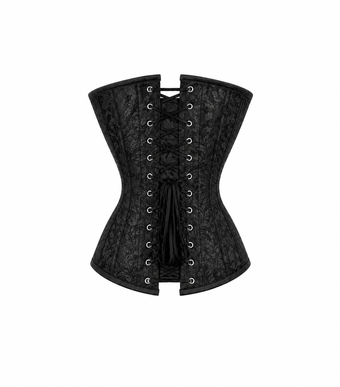 Dark Angel Victorian Gothic Dark Elegance Stays Corset Morticia Fantasy Cosplay Corset.