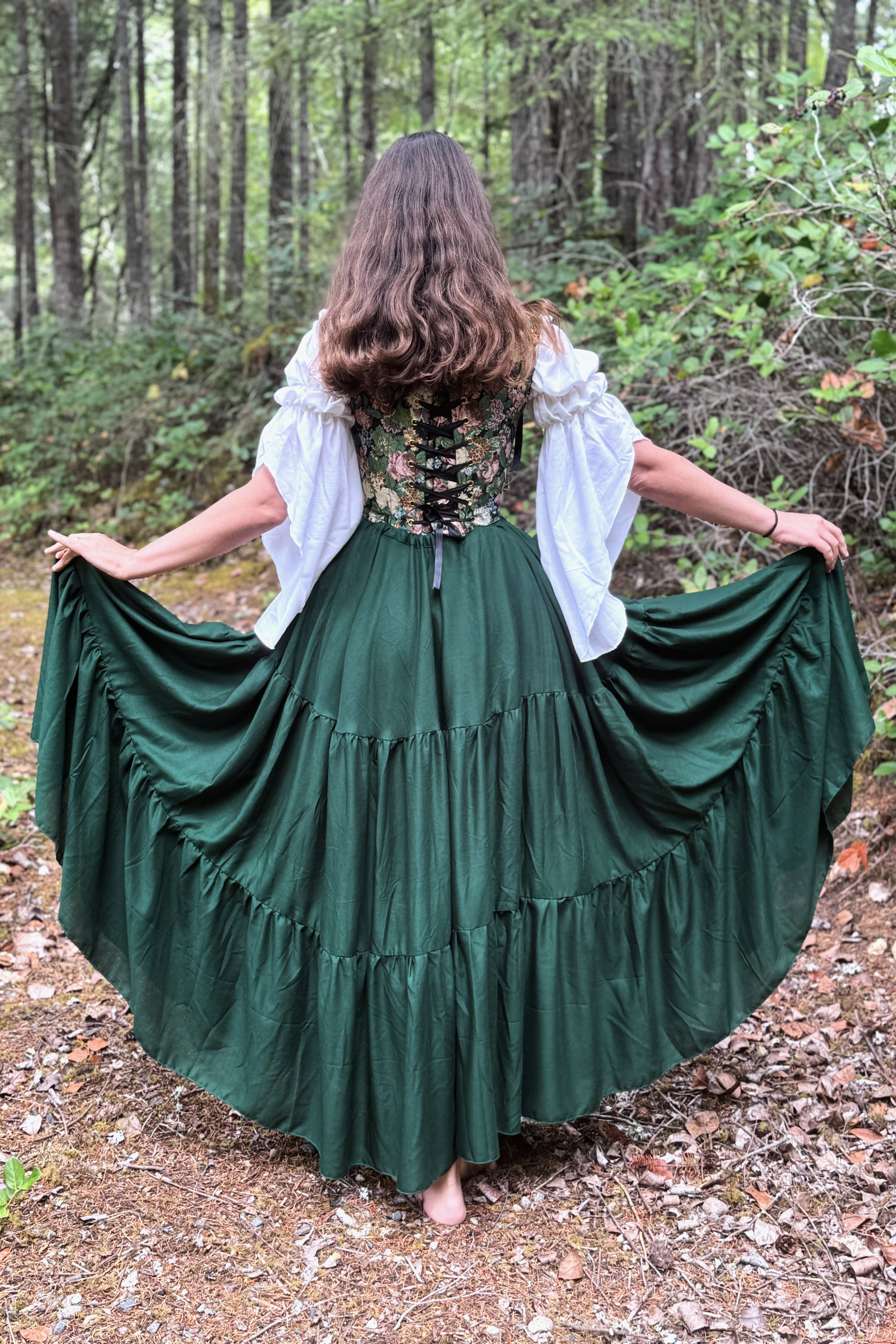 The Marguerite - Tapestry Bodice Corset Dress Set ~ Women Fantasy Medi The Marguerite - Tapestry Bodice Corset Dress Set ~ Women Fantasy Medi