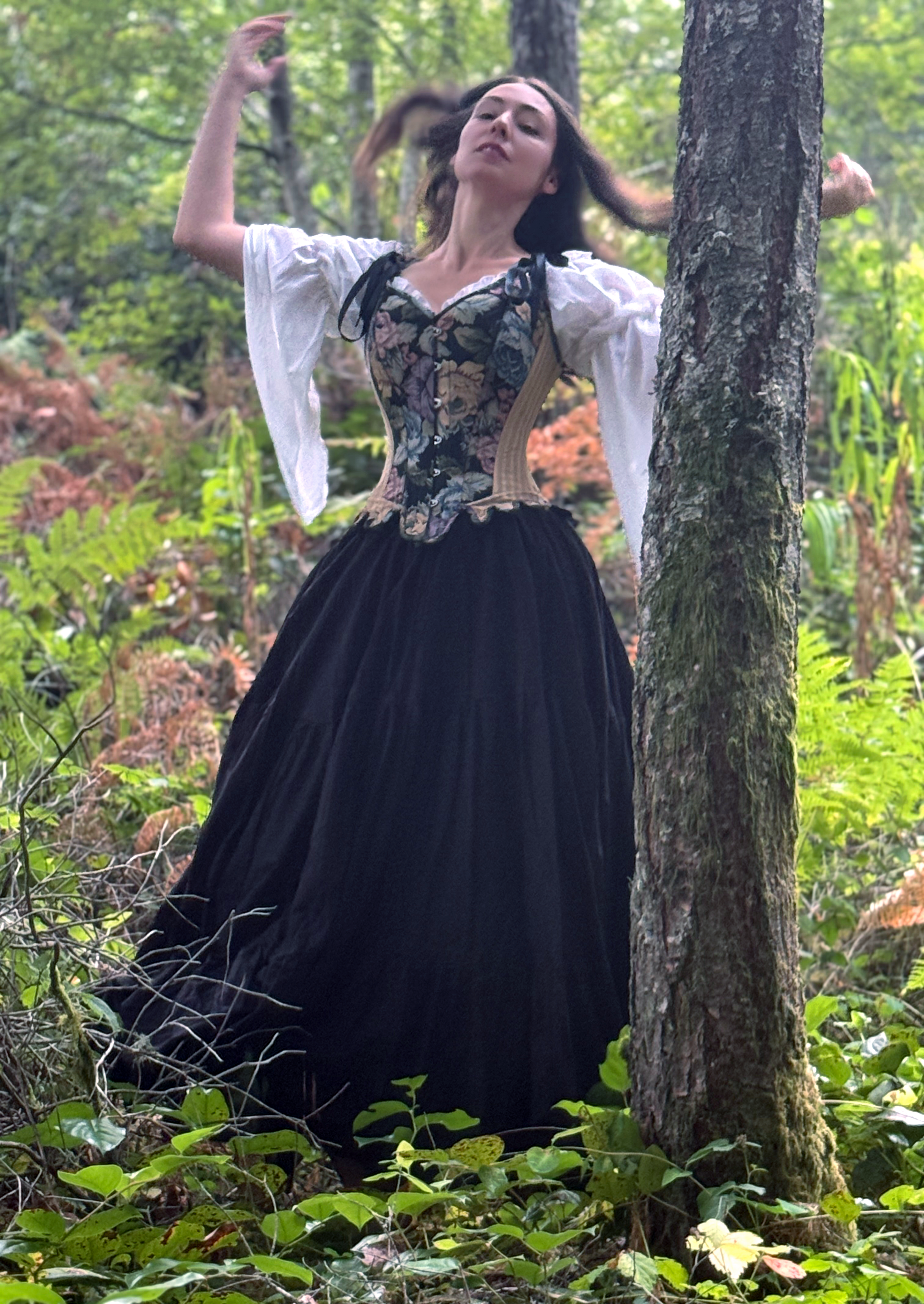 The Scarborough - Women Renaissance Corset - Cotton Skirt - Costume - Medieval Fantasy Cosplay -
