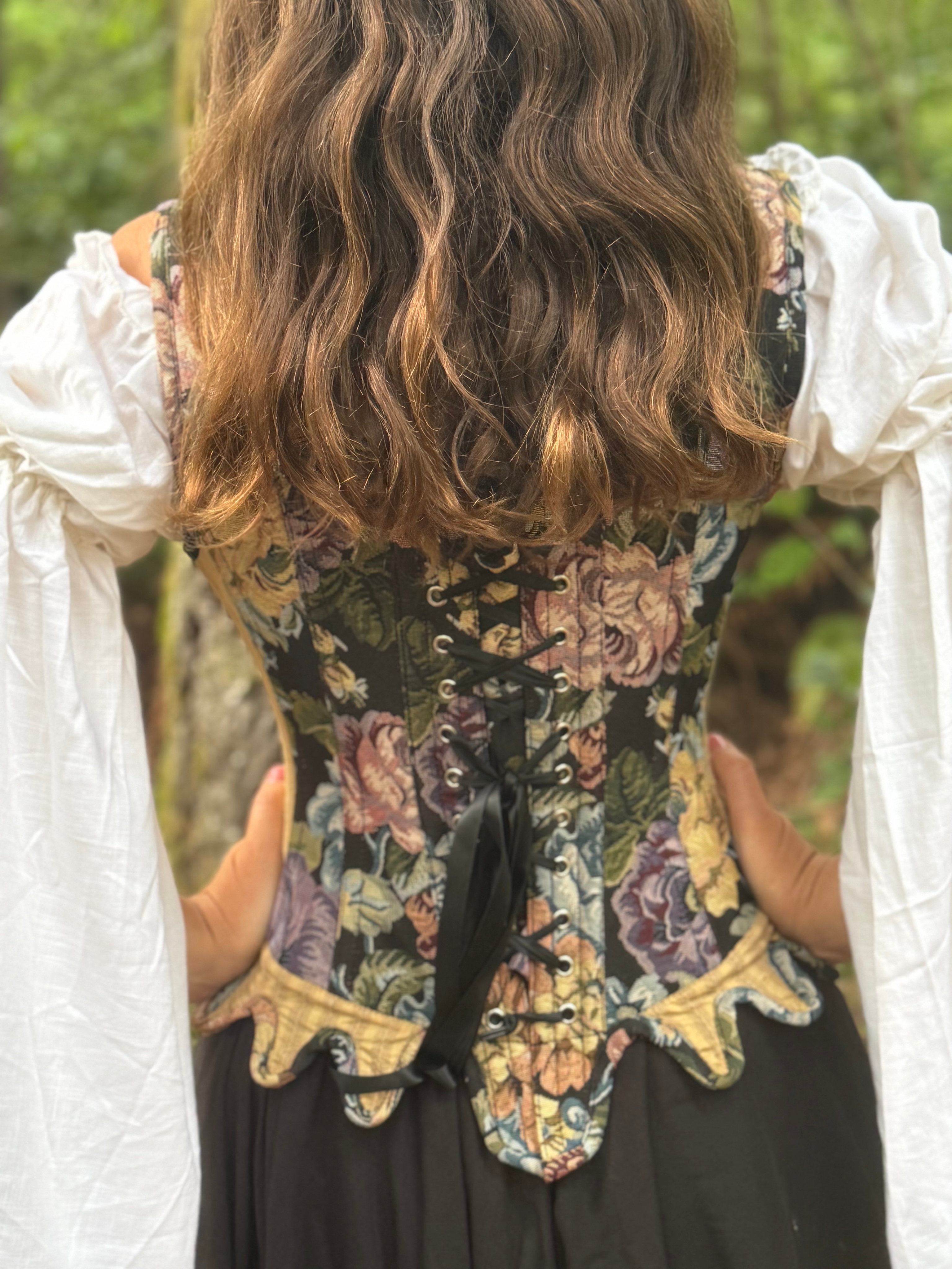 The Scarborough - Women Renaissance Corset - Cotton Skirt - Costume - Medieval Fantasy Cosplay -