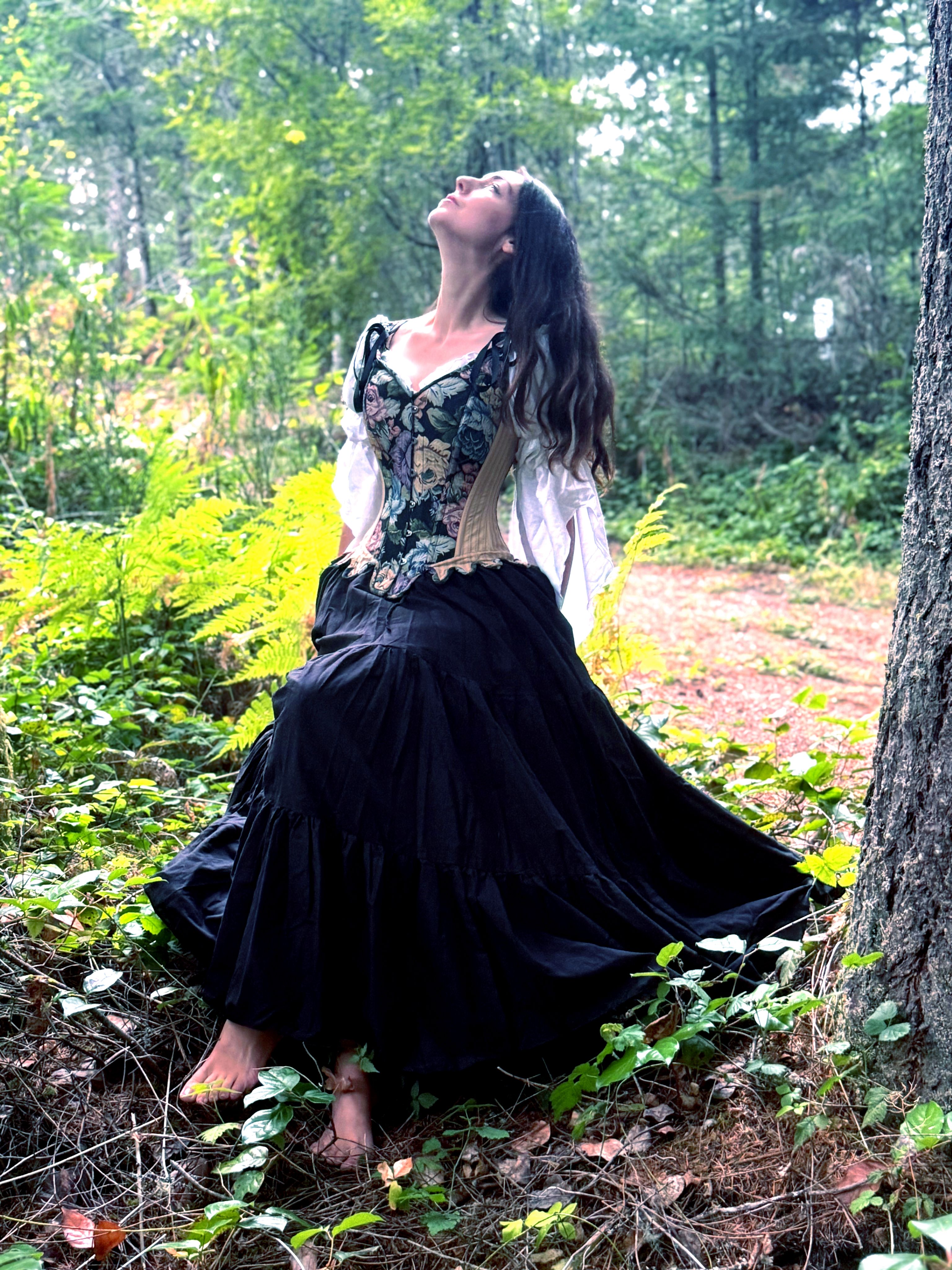 The Scarborough - Women Renaissance Corset - Cotton Skirt - Costume - Medieval Fantasy Cosplay -