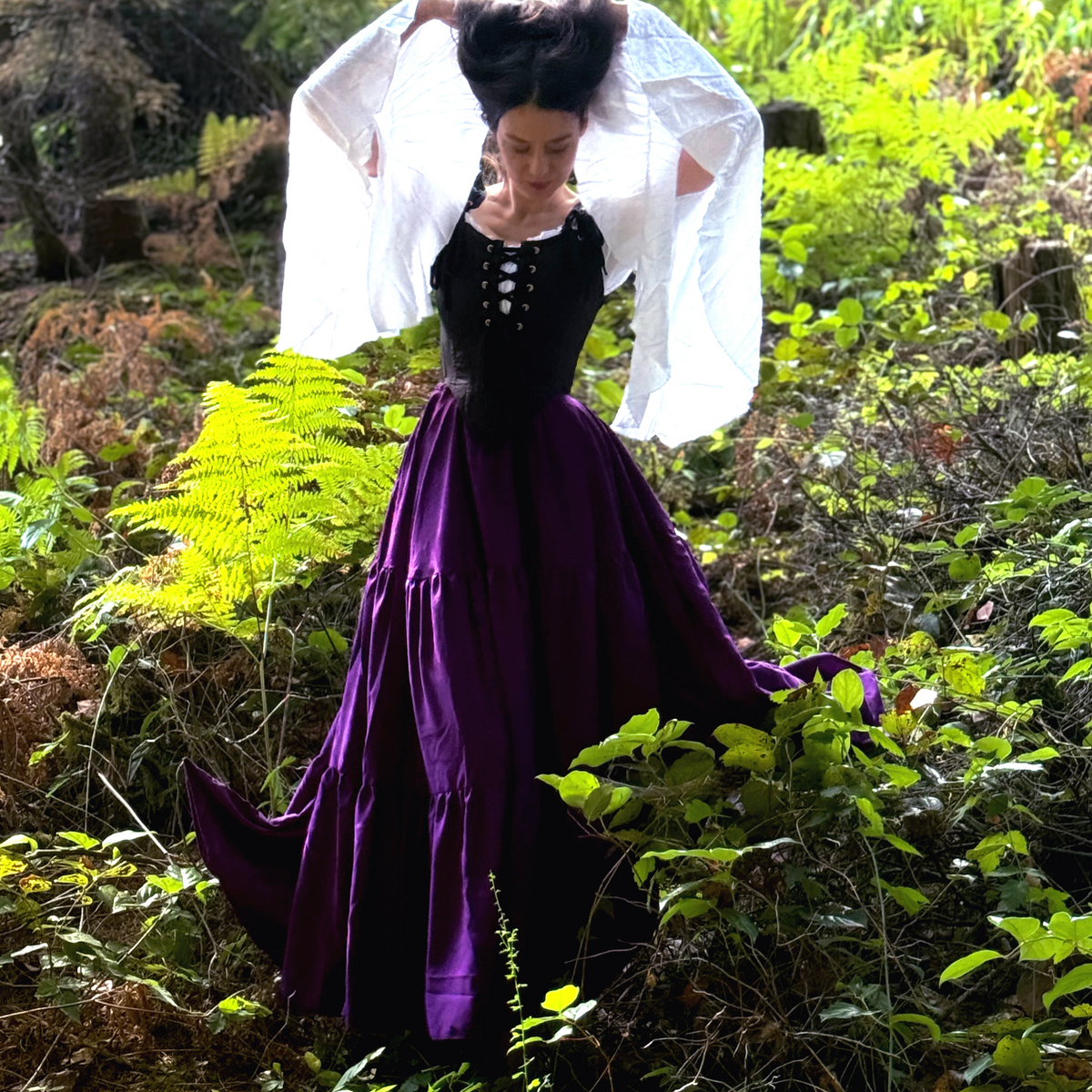 The Virginia Renaissance Fair 3-piece Dress Women Fantasy Medieval Cos