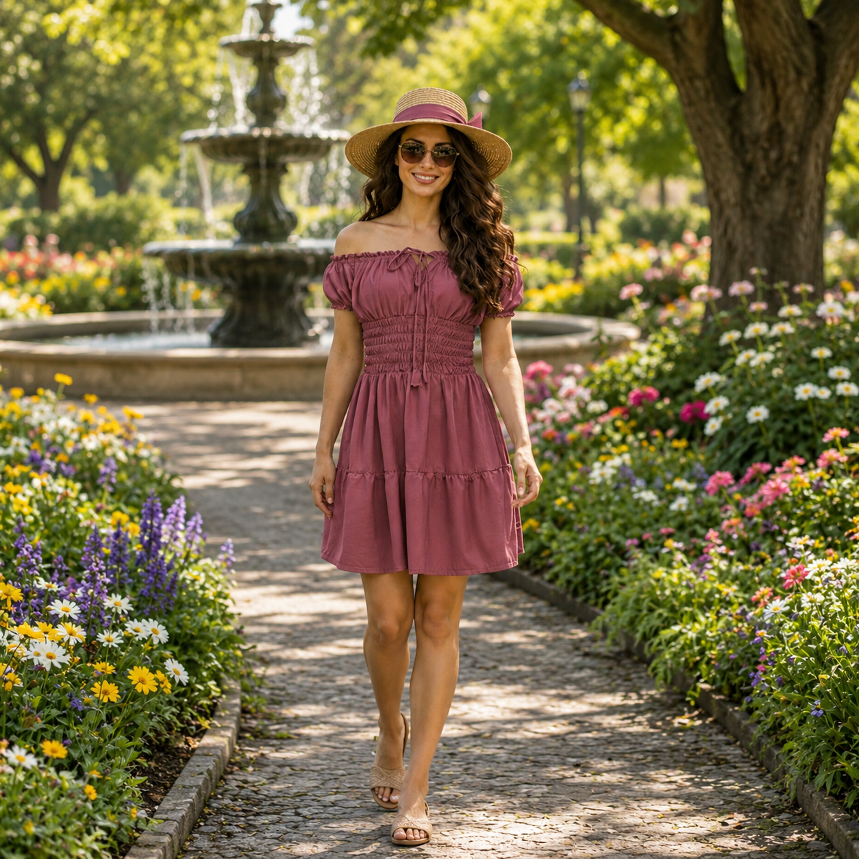 Boho Smocked Blouse