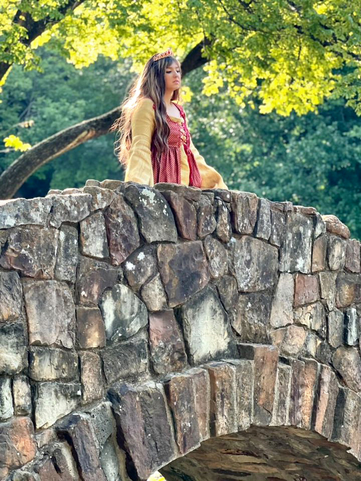 The Verona Burgundy Overdress Only