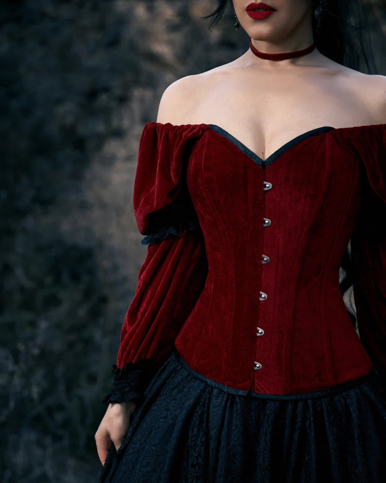 Vampire corset dress best sale