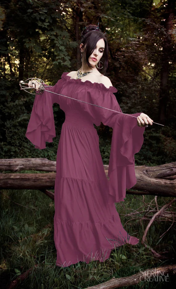 SWORD MISTRESS Mythic Renaissance Medieval smocked chemise