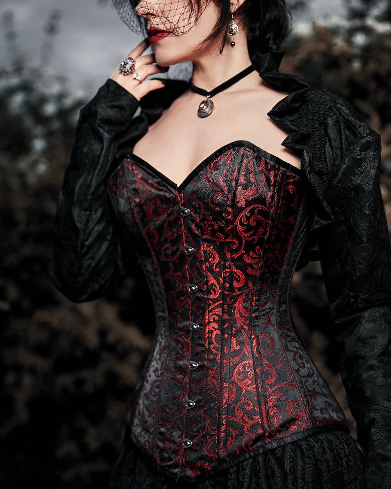 Gaslight Mystique Victorian Dickens Faire Gothic Corset Full Costume