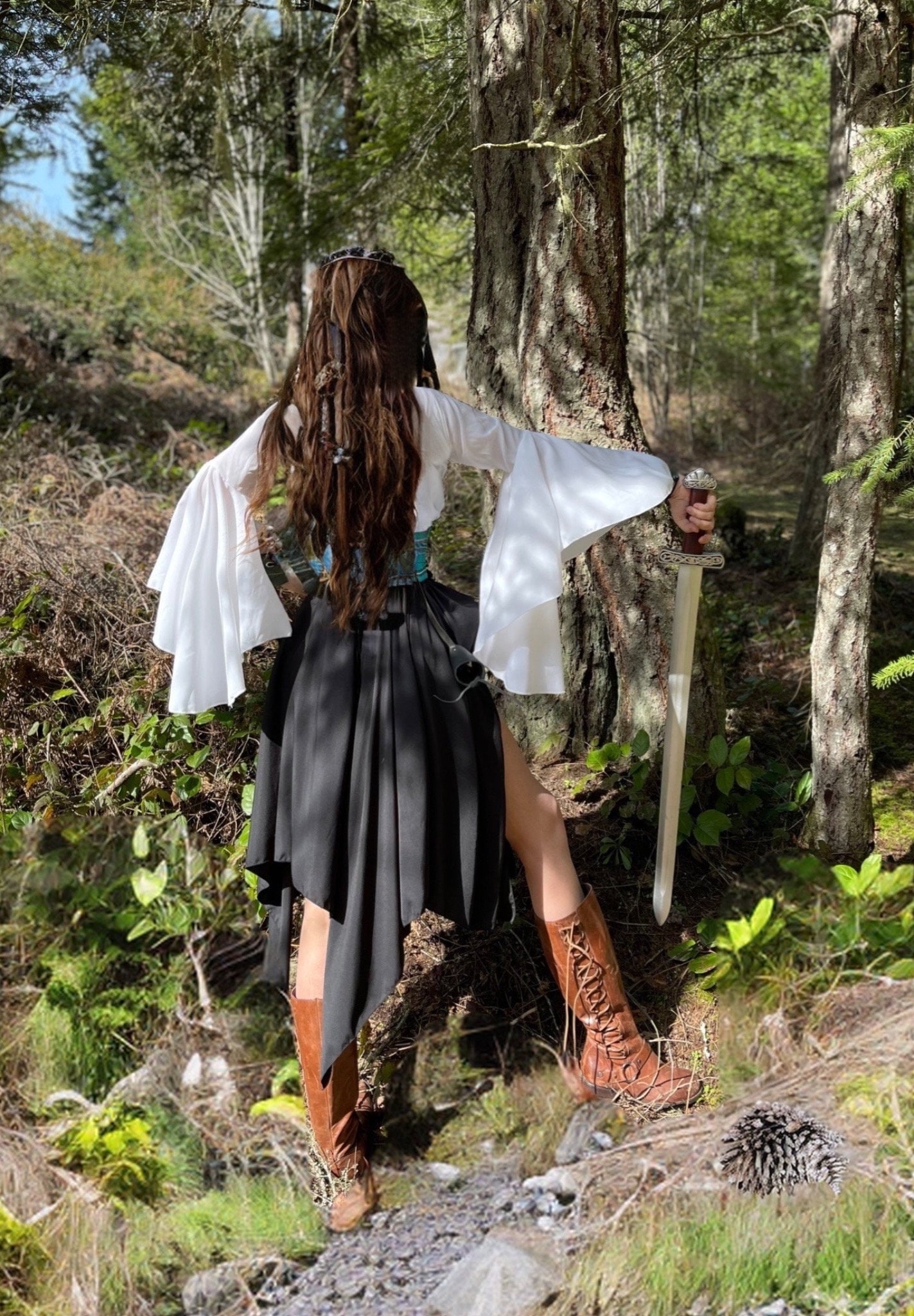 Sgàthach “the Shadowy One” Woman Warrior Scottish Renaissance Faire Costume